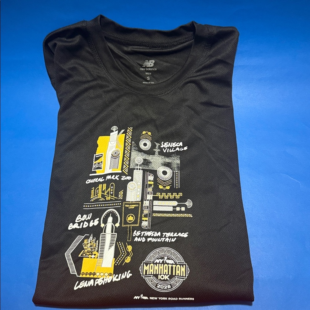 New Balance Long Sleeve Running Tee | 2026 NYRR Manhattan 10K | Men’s Small